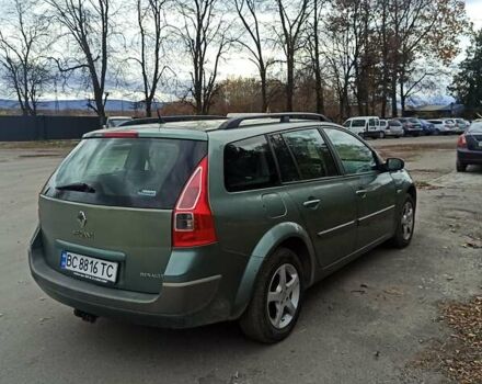 Рено Меган 2007 в Дрогобыче на Automoto.ua Зеленый Рено Меган, объемом двигателя 1.6 л и пробегом 152 тыс. км за 5300 $, фото 6 на Automoto.ua