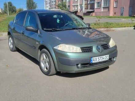 Рено Меган 2003 у Харкові на Automoto.ua Зелений Рено Меган, об'ємом двигуна 1.6 л та пробігом 190 тис. км за 4500 $, фото 1 на Automoto.ua