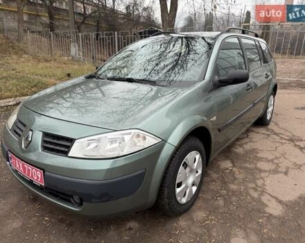Зеленый Рено Меган, объемом двигателя 1.6 л и пробегом 158 тыс. км за 4990 $, фото 1 на Automoto.ua