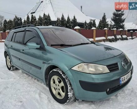 Зеленый Рено Меган, объемом двигателя 1.46 л и пробегом 298 тыс. км за 4260 $, фото 1 на Automoto.ua
