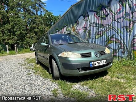 Зеленый Рено Меган, объемом двигателя 1.6 л и пробегом 242 тыс. км за 3700 $, фото 1 на Automoto.ua