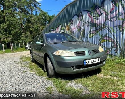 Зеленый Рено Меган, объемом двигателя 1.6 л и пробегом 242 тыс. км за 3700 $, фото 1 на Automoto.ua