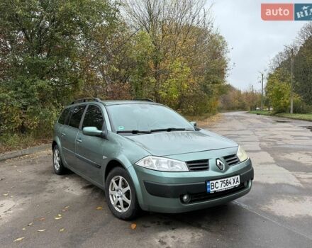 Зеленый Рено Меган, объемом двигателя 1.6 л и пробегом 263 тыс. км за 4200 $, фото 1 на Automoto.ua