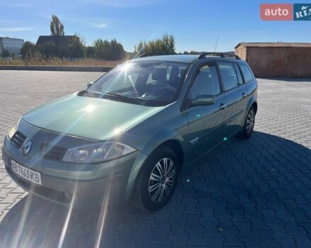 Зеленый Рено Меган, объемом двигателя 1.6 л и пробегом 297 тыс. км за 3550 $, фото 1 на Automoto.ua