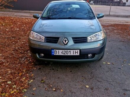 Зеленый Рено Меган, объемом двигателя 2 л и пробегом 185 тыс. км за 5000 $, фото 1 на Automoto.ua