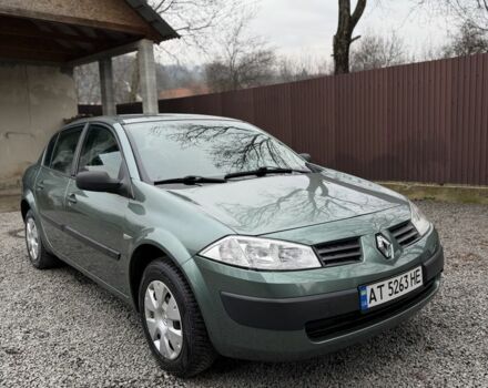 Зеленый Рено Меган, объемом двигателя 1.4 л и пробегом 210 тыс. км за 3650 $, фото 1 на Automoto.ua