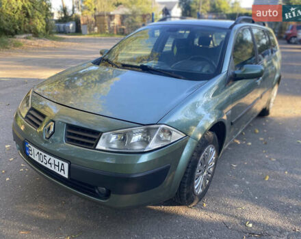 Зеленый Рено Меган, объемом двигателя 1.6 л и пробегом 220 тыс. км за 4300 $, фото 1 на Automoto.ua