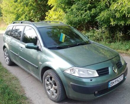 Зеленый Рено Меган, объемом двигателя 2 л и пробегом 230 тыс. км за 5000 $, фото 1 на Automoto.ua