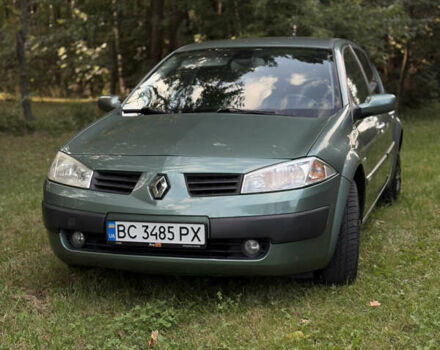 Зеленый Рено Меган, объемом двигателя 1.6 л и пробегом 129 тыс. км за 4499 $, фото 1 на Automoto.ua