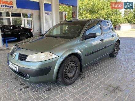 Рено Меган 2004 в Николаеве на Automoto.ua Зеленый Рено Меган, объемом двигателя 1.6 л и пробегом 276 тыс. км за 4700 $, фото 1 на Automoto.ua