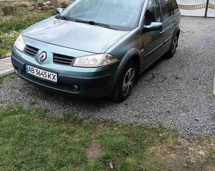 Зеленый Рено Меган, объемом двигателя 1.6 л и пробегом 165 тыс. км за 4300 $, фото 1 на Automoto.ua