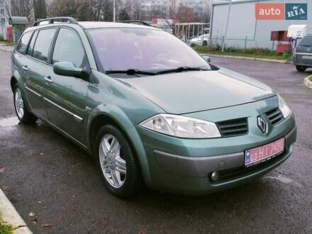 Зелений Рено Меган, об'ємом двигуна 1.6 л та пробігом 203 тис. км за 4000 $, фото 1 на Automoto.ua