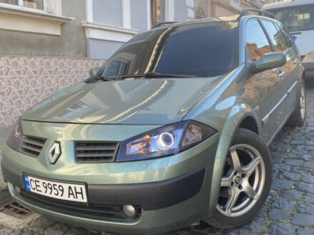 Зеленый Рено Меган, объемом двигателя 1.9 л и пробегом 190 тыс. км за 5900 $, фото 1 на Automoto.ua