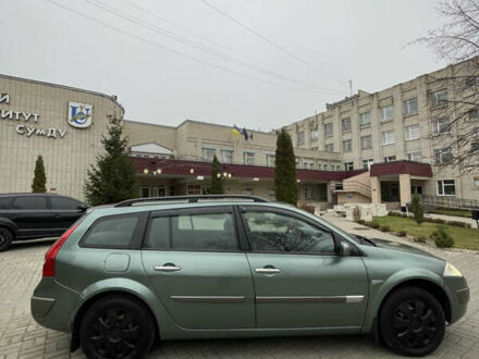 Рено Меган 2004 в Сумах на Automoto.ua Зеленый Рено Меган, объемом двигателя 1.46 л и пробегом 280 тыс. км за 4100 $, фото 1 на Automoto.ua
