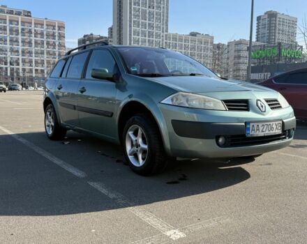 Зеленый Рено Меган, объемом двигателя 1.6 л и пробегом 267 тыс. км за 4400 $, фото 1 на Automoto.ua