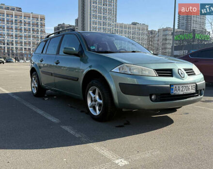 Зелений Рено Меган, об'ємом двигуна 1.6 л та пробігом 267 тис. км за 4400 $, фото 1 на Automoto.ua