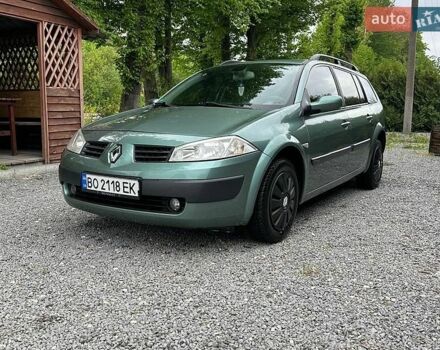 Зеленый Рено Меган, объемом двигателя 1.6 л и пробегом 252 тыс. км за 3900 $, фото 1 на Automoto.ua