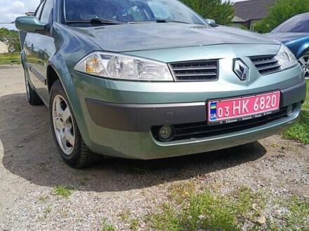 Рено Меган 2004 в Лозовой на Automoto.ua Зеленый Рено Меган, объемом двигателя 1.6 л и пробегом 147 тыс. км за 5800 $, фото 1 на Automoto.ua