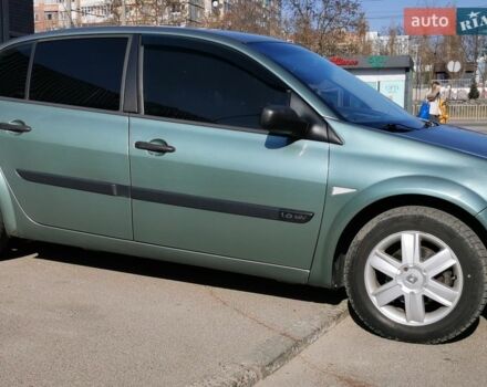 Зеленый Рено Меган, объемом двигателя 1.6 л и пробегом 272 тыс. км за 3800 $, фото 1 на Automoto.ua