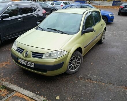 Зеленый Рено Меган, объемом двигателя 1.4 л и пробегом 295 тыс. км за 3400 $, фото 1 на Automoto.ua