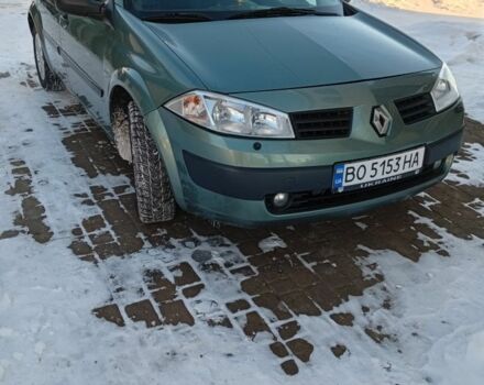 Зеленый Рено Меган, объемом двигателя 1.6 л и пробегом 238 тыс. км за 4300 $, фото 1 на Automoto.ua