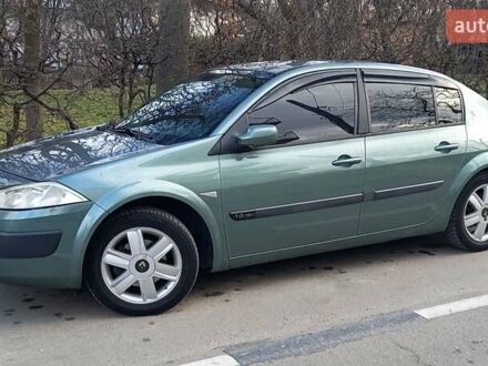 Зеленый Рено Меган, объемом двигателя 1.6 л и пробегом 271 тыс. км за 4500 $, фото 1 на Automoto.ua