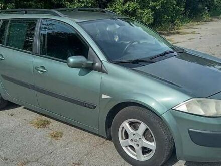 Зеленый Рено Меган, объемом двигателя 1.6 л и пробегом 247 тыс. км за 4900 $, фото 1 на Automoto.ua
