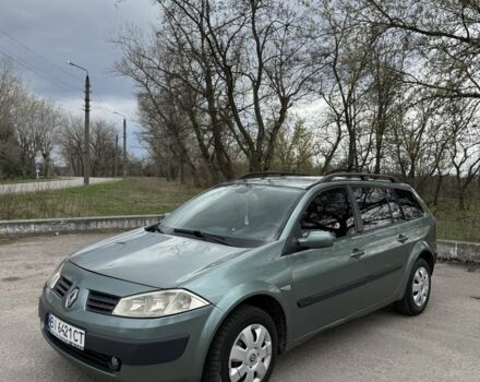 Зеленый Рено Меган, объемом двигателя 1.9 л и пробегом 370 тыс. км за 3400 $, фото 1 на Automoto.ua