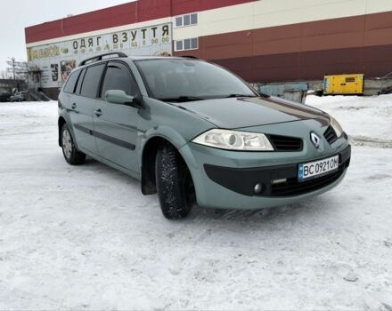 Зеленый Рено Меган, объемом двигателя 1.6 л и пробегом 230 тыс. км за 4800 $, фото 1 на Automoto.ua