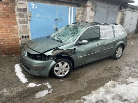 Зелений Рено Меган, об'ємом двигуна 1.6 л та пробігом 200 тис. км за 1600 $, фото 1 на Automoto.ua