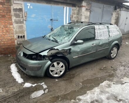 Зелений Рено Меган, об'ємом двигуна 1.6 л та пробігом 200 тис. км за 1600 $, фото 1 на Automoto.ua