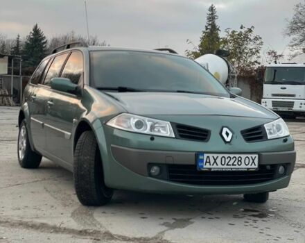 Зеленый Рено Меган, объемом двигателя 1.6 л и пробегом 240 тыс. км за 5999 $, фото 1 на Automoto.ua