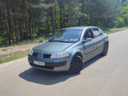Рено Меган 2006 в Борисполе на Automoto.ua Зеленый Рено Меган, объемом двигателя 1.6 л и пробегом 205 тыс. км за 4100 $, фото 1 на Automoto.ua
