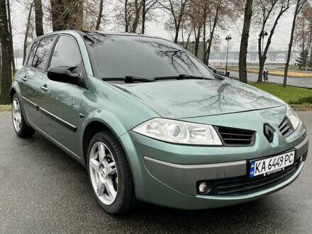 Зелений Рено Меган, об'ємом двигуна 1.6 л та пробігом 152 тис. км за 6800 $, фото 1 на Automoto.ua