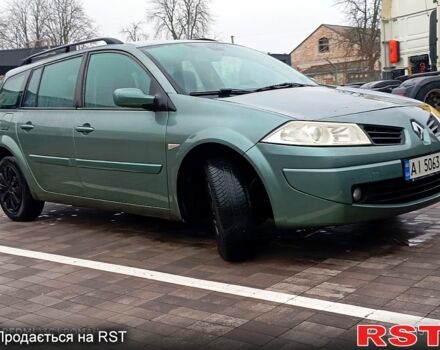 Зеленый Рено Меган, объемом двигателя 1.6 л и пробегом 320 тыс. км за 4300 $, фото 1 на Automoto.ua