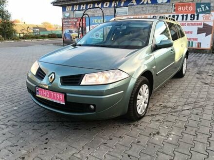 Зеленый Рено Меган, объемом двигателя 1.6 л и пробегом 231 тыс. км за 4500 $, фото 1 на Automoto.ua