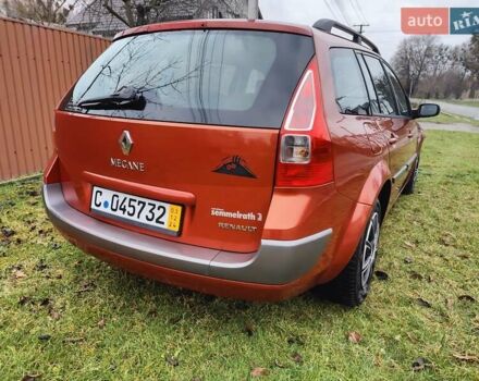 Оранжевый Рено Меган, объемом двигателя 1.6 л и пробегом 163 тыс. км за 5200 $, фото 5 на Automoto.ua