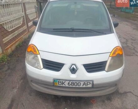 Белый Рено Модус, объемом двигателя 1.4 л и пробегом 240 тыс. км за 3000 $, фото 1 на Automoto.ua