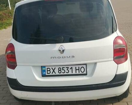 Белый Рено Модус, объемом двигателя 1.6 л и пробегом 260 тыс. км за 4800 $, фото 2 на Automoto.ua