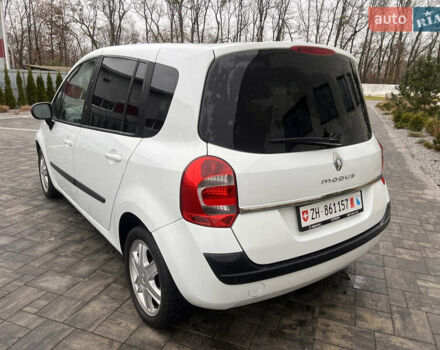 Білий Рено Модус, об'ємом двигуна 1.6 л та пробігом 121 тис. км за 6150 $, фото 3 на Automoto.ua