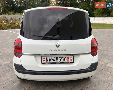 Білий Рено Модус, об'ємом двигуна 1.6 л та пробігом 196 тис. км за 6350 $, фото 4 на Automoto.ua