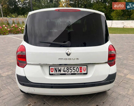 Білий Рено Модус, об'ємом двигуна 1.6 л та пробігом 196 тис. км за 6150 $, фото 5 на Automoto.ua