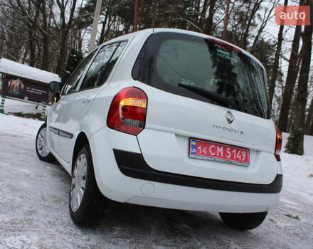 Белый Рено Модус, объемом двигателя 1.2 л и пробегом 127 тыс. км за 4990 $, фото 26 на Automoto.ua