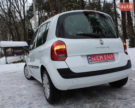 Белый Рено Модус, объемом двигателя 1.2 л и пробегом 127 тыс. км за 4990 $, фото 25 на Automoto.ua