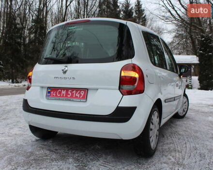 Белый Рено Модус, объемом двигателя 1.2 л и пробегом 127 тыс. км за 4990 $, фото 21 на Automoto.ua