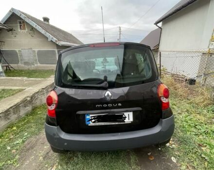 Черный Рено Модус, объемом двигателя 1.2 л и пробегом 190 тыс. км за 2900 $, фото 4 на Automoto.ua