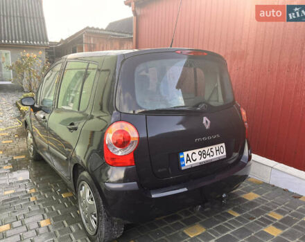 Черный Рено Модус, объемом двигателя 1.6 л и пробегом 242 тыс. км за 4500 $, фото 5 на Automoto.ua