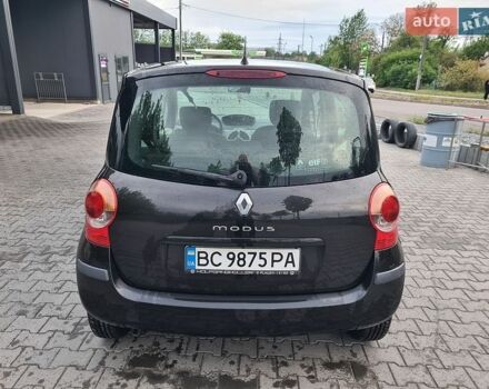 Черный Рено Модус, объемом двигателя 1.2 л и пробегом 181 тыс. км за 3400 $, фото 33 на Automoto.ua