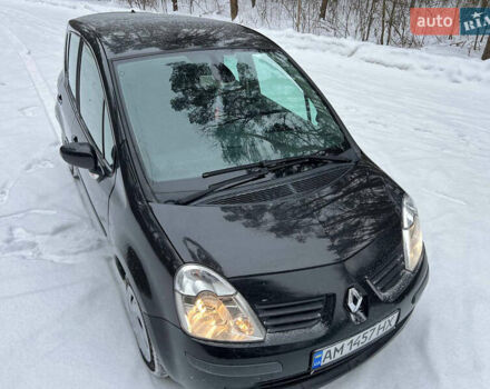Чорний Рено Модус, об'ємом двигуна 1.2 л та пробігом 220 тис. км за 3200 $, фото 3 на Automoto.ua