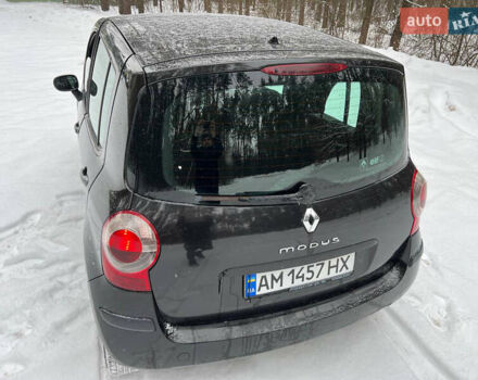 Чорний Рено Модус, об'ємом двигуна 1.2 л та пробігом 220 тис. км за 3200 $, фото 8 на Automoto.ua
